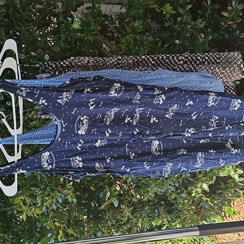 GAP‎ Blue Geometric Print Dress XL Bundle Lot - Picture 3 of 10